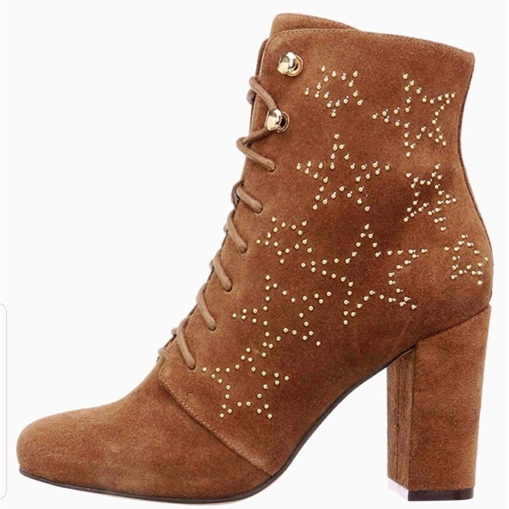 NEW! THE FIX Scheena Suede Embellished Boots 8.
